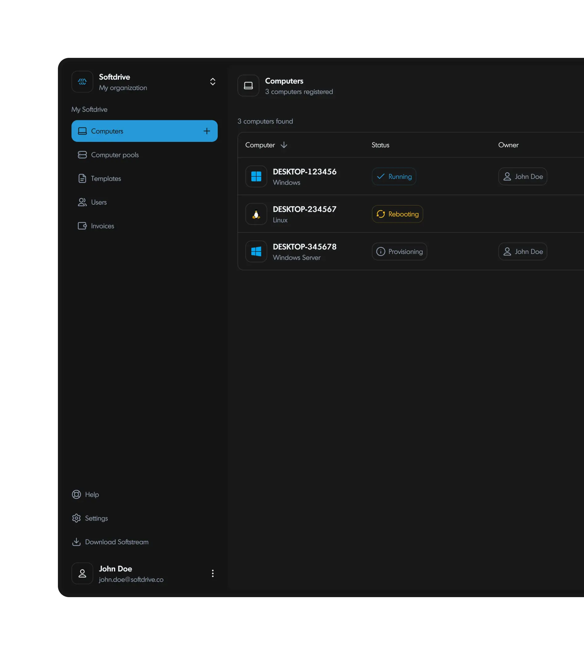 Softnet showcase